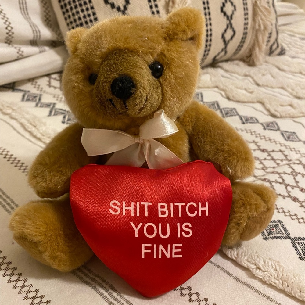 Funny stuffed bear animal